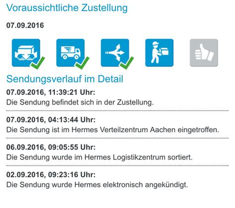 hermes in der zustellung|lieferzeit hermes.